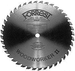 Forrest Wood Worker II 40TR ATB Saw Blade