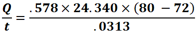 example Fourier equation