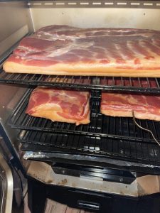 Smoking bacon